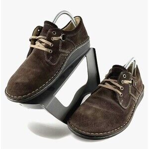 Finn Comfort Vaasa Classic Oxford Shoes Brown Velour Leather Lace Up EU 40 US 9